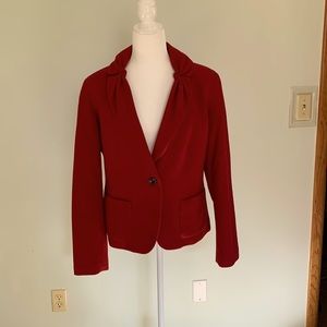 Ladies red Talbots blazer